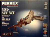 Ferrex 12 V Akku SäBelsäGe Incl 12V Akku Kompakt Neu / AstsäGe/Recipro