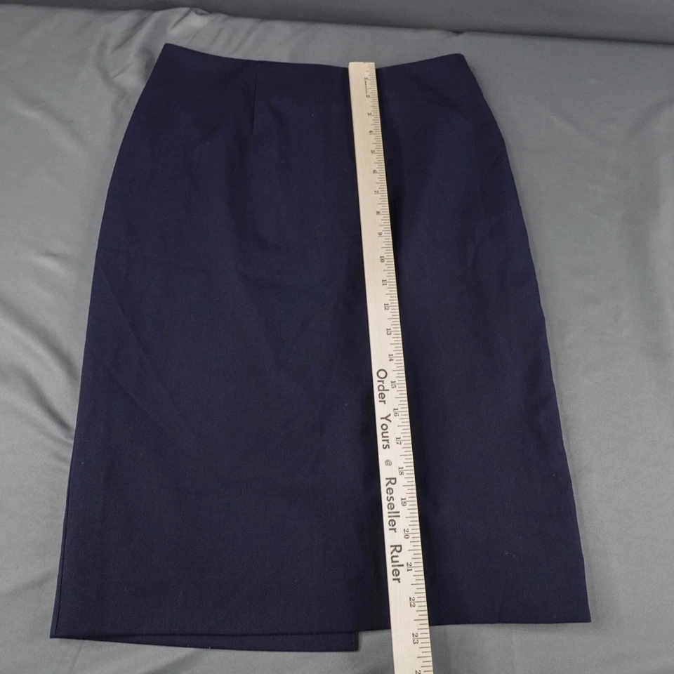 Mujer Falda 2 Azul Secretaria Minimalista Academia Preppy Corpcore Retro Y2K Foto 4 de 4