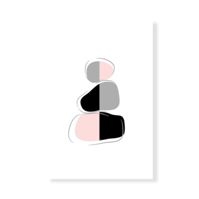 Leinwanddruck auf Papier Poster oder Gemälde Pavlova Martina Stones III
