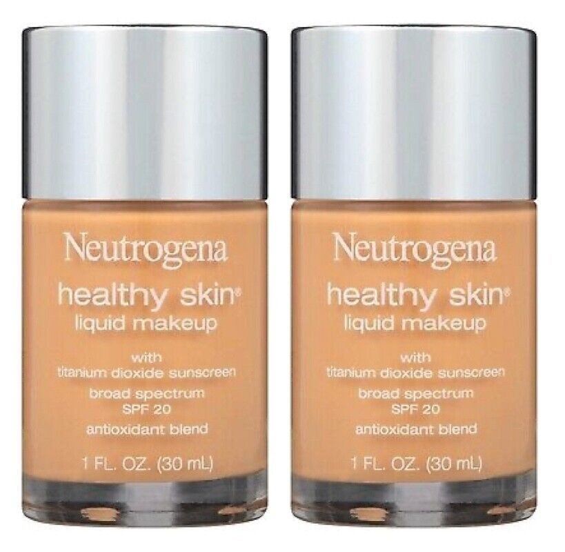 2 Neutrogena Healthy Skin Liquid Makeup HONEY # 85 - SPF 20 NIB Exp 11/22