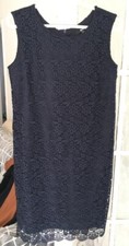 Uniqlo short navy lace party dress medium BNWOT