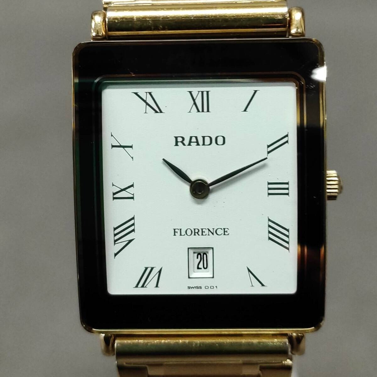 Near MINT] Rado Florence 160.3605.2 White Dial Day Quartz Women's
