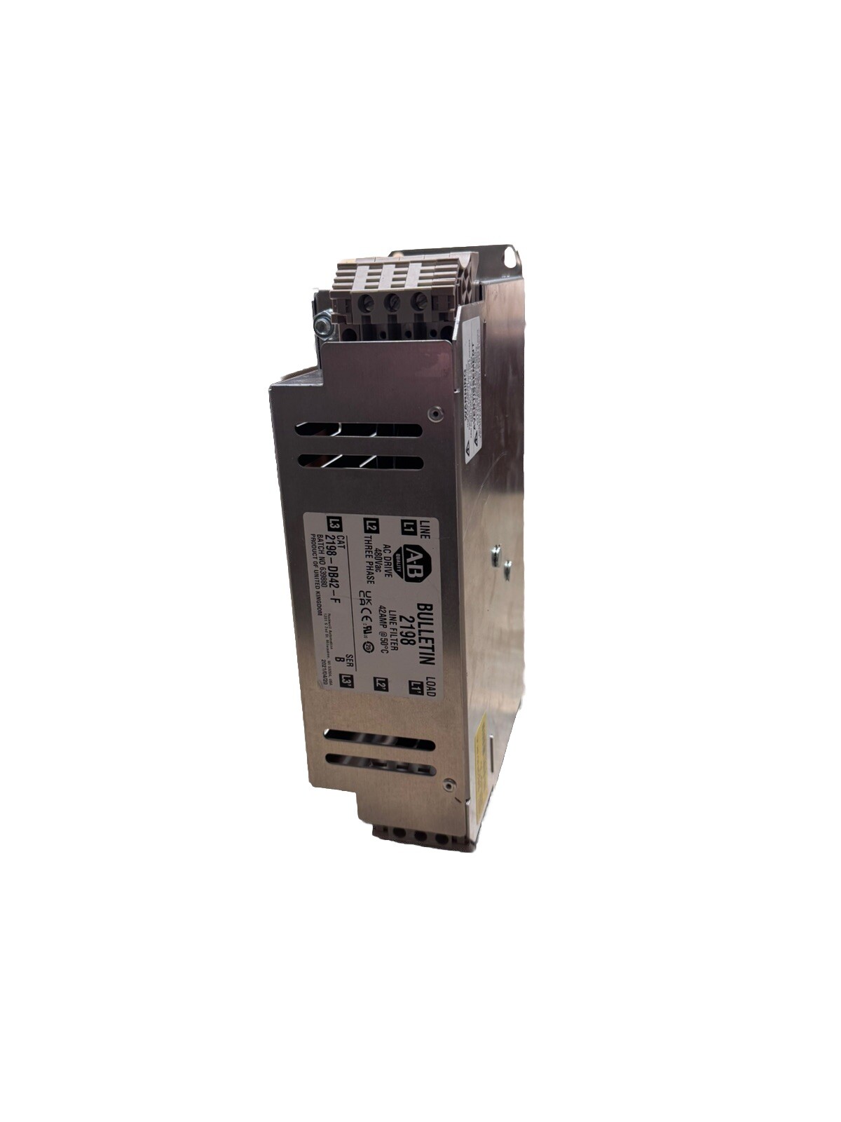 Allen-Bradley 2198-DB42-F 42A AC Line Filter *NEW*