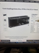Funk Empfängerleiste Alre,HTFRL-316.225, 8- Kanal