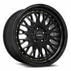 ARC AR1 20x12 5x112 +35ET 73.1 All Black Gold Rivet Wheel