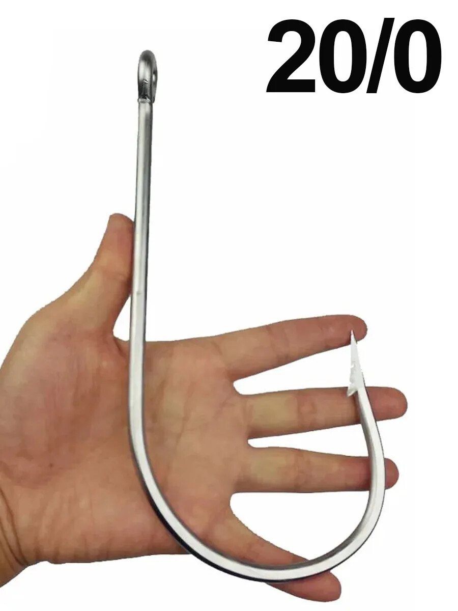 Super Large shark Fishing Hooks Big Game Fish Tuna Bait Extra Big Fishing Hooks