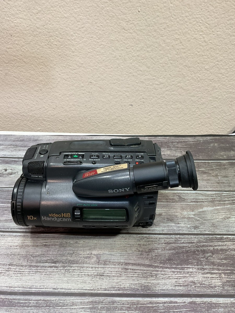 Vintage Sony Handycam Video Hi8 CCD-TR101, Untested | eBay