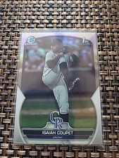 Isaiah Coupet 1st Bowman Chrome Refractor #BDC-37 - 2023 Bowman Draft Rockies