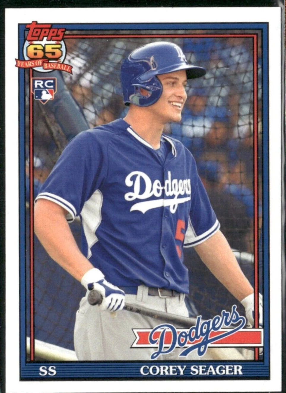 Corey Seager trading card