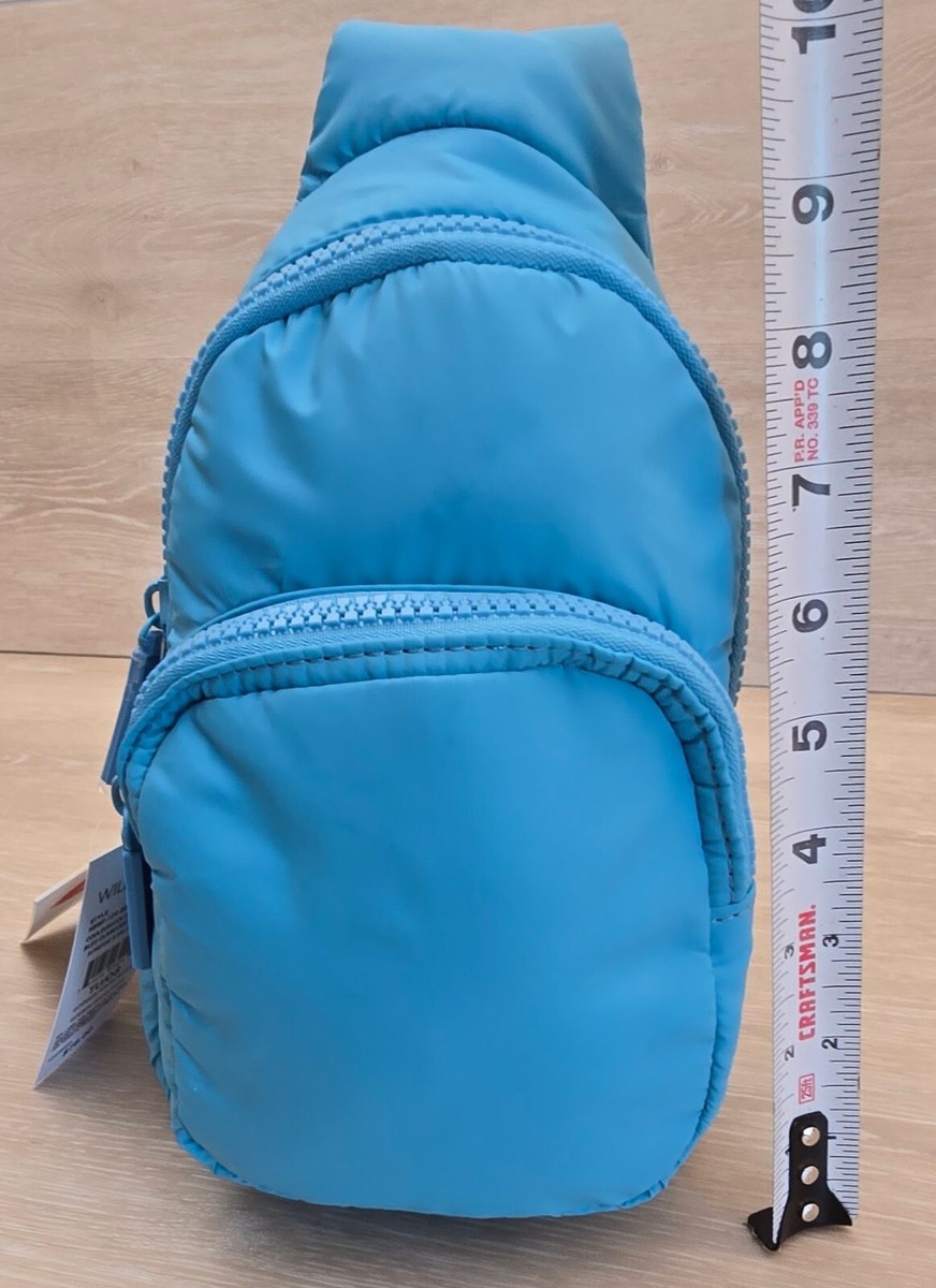 WILDFOX Light Blue Sling Backpack Bag Crossbody Strap NWT | eBay display picture 1