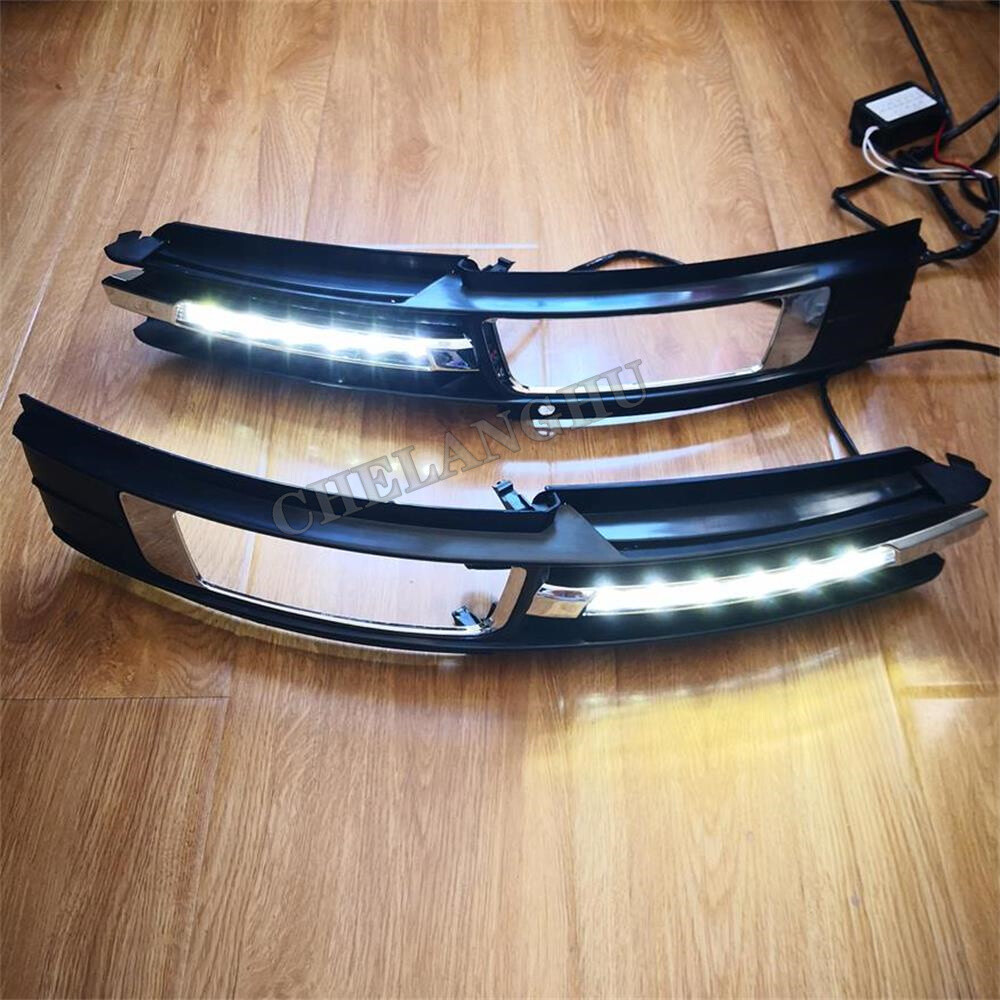 2PCS LED Daytime Running Lights For Audi A6 C6 2009-2011 – 5000K, Direct Fit