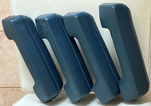 MITSUBISHI SIGMA GJ 1983 BLUE ARM REST SET 4 SUIT 82 85 GJ GK GN CHRYSLER GALANT - Foto 5 di 11