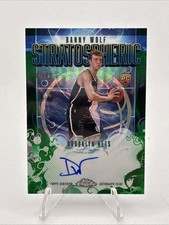 2025 Topps Chrome Stratospheric Auto Rookies Danny Wolf Green Refractor /99
