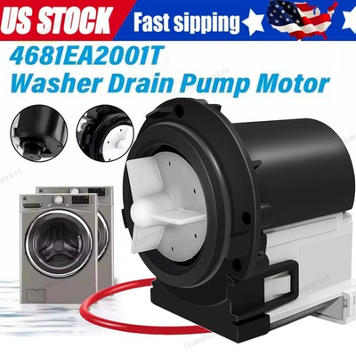 #ad 4681EA2001T Washer Drain Pump Motor Replacement For LG Kenmore Washers Machine $13.99