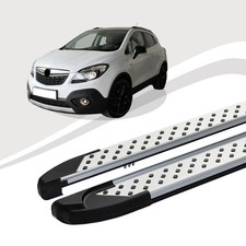 Trittbretter passend für Opel Mokka ab Baujahr 06/2012-08/2016 SOMA Silber mIt A