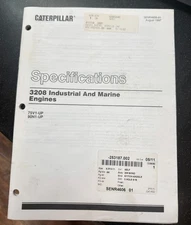 Caterpillar CAT 3208 Industrial and Marine Engines Specifications