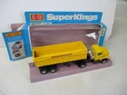 Matchbox Lesney Superkings K-18 Articulated Tipper- yellow, US Steel", boxed