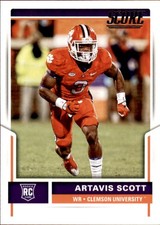 2017 Score #434 Artavis Scott RC - FB