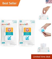 Convenient 72 Count Arm  Hammer Pacifier Wipes - Alcohol-Free  Travel-Ready