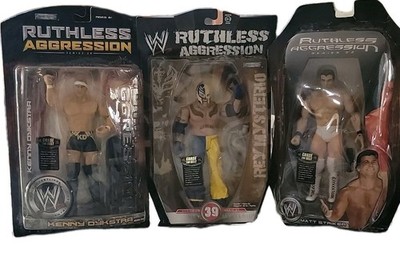 WWE JAKKS Pacific Deluxe Aggression Action Figures Mixed Lot Rey Mysterio Festu 