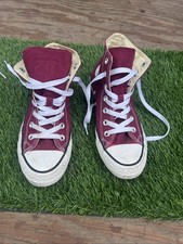 Converse Chuck Taylor All Star High Top Shoes Sneakers Burgundy - 5.5m