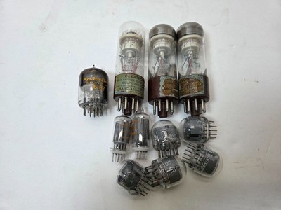 Lot of 11 mixed Nixie indicator dekatron tubes GC10B burroughs 5803 amperex