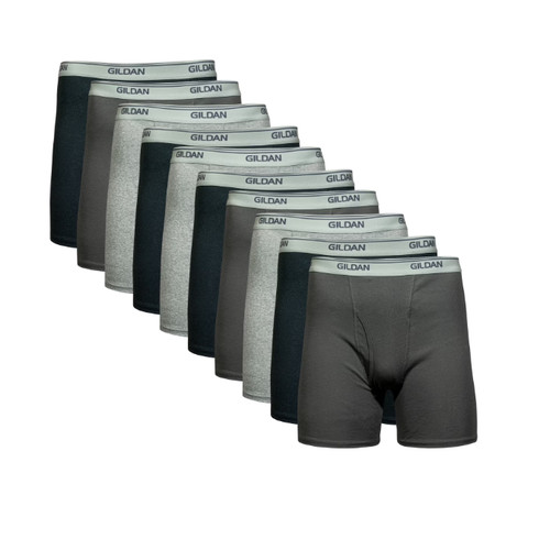 Gildan Men's Boxer Briefs, 10-Pack, Sizes S-2XL