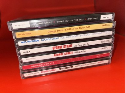 GEORGE STRAIT 7 CD Lot Chill Of An Early Fall, Easy Come Go Holding My Own MORE