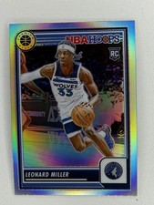 2023-24 Panini Nba Hoops Premium Stock - Leonard Miller #80 Silver Prizm (RC)