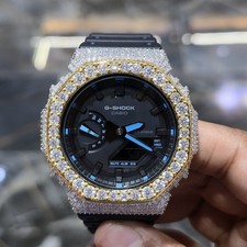 Iced out Custom Casio G-shock Watch Big Pointers GA-2100