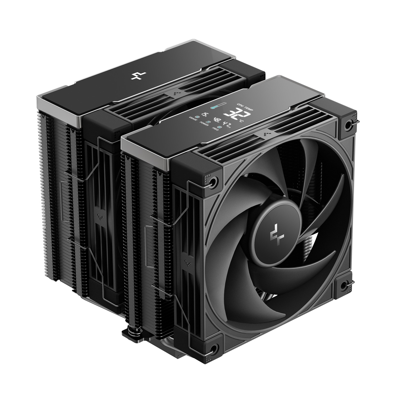 DeepCool AK620 G2 DIGITAL NYX Dual Tower CPU Cooler Black 2x120mm Fan