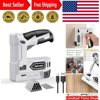 Bielmeier 2 in 1 Cordless Electric Stapler & Brad Nailer Kit - Ultimate DIY Tool