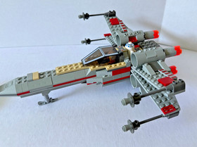 Vintage (1999) LEGO Star Wars: X-WING FIGHTER #7140 ~100% Complete w/Manual
