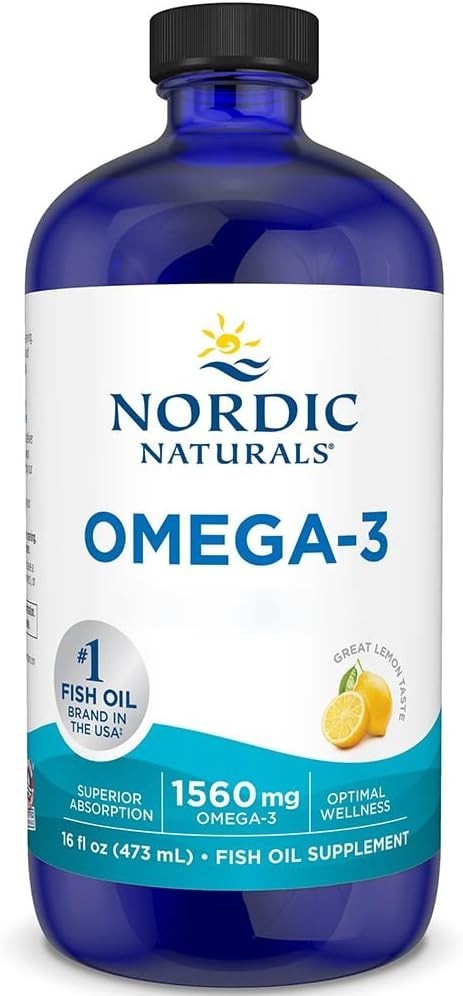 Nordic Naturals Omega-3 1560mg EPA & DHA Immune & Heart Support - 473ml Lemon