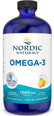 Nordic Naturals Omega-3 1560mg EPA & DHA Immun- & Herzunterstützung - 473ml Zitrone