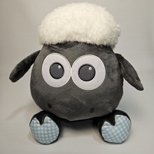 21.5  Large Shaun The Sheep Laying Down Plush Aardman AnimationS Stuffed Toy NWT