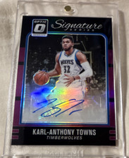 Panini 2016-17 Donruss Optic Karl-Anthony Towns Sig Series Auto #42