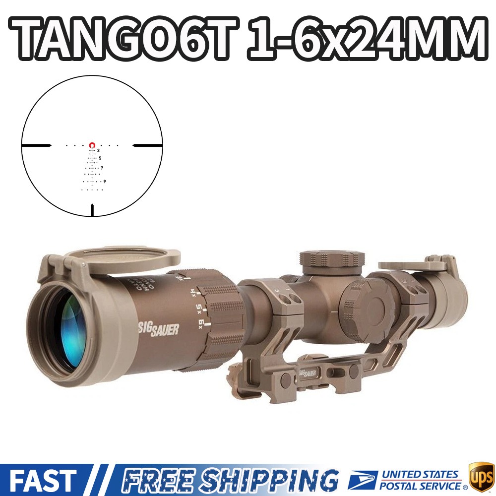 【dego！！！】 Sig Sauer TANGO6T DVO 1-6X24mm Riflescope FFP DWLR-556 Reticle