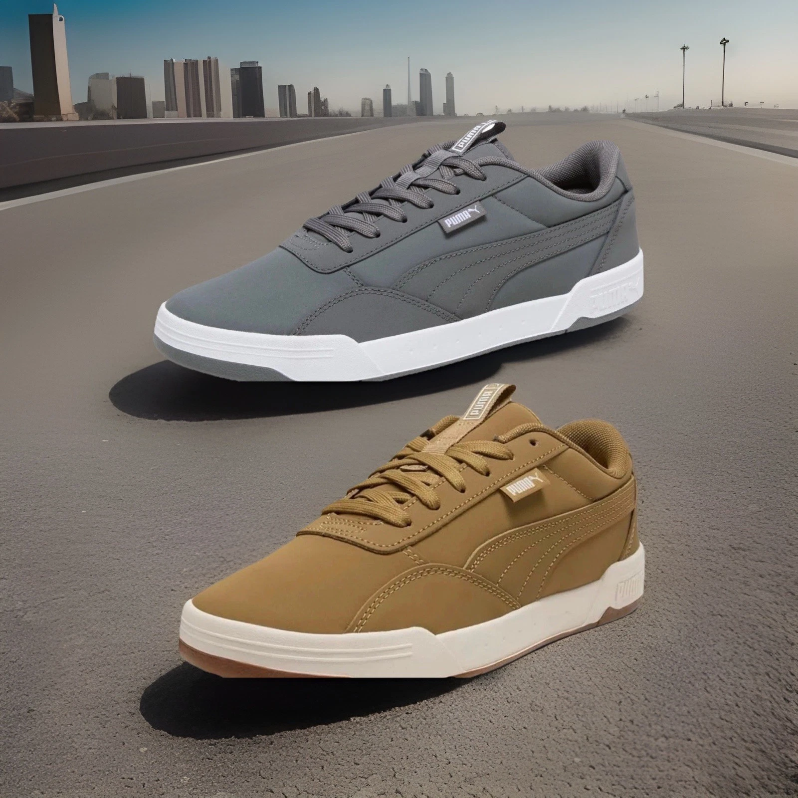 NEW Puma Softfoam+ Optimal Comfort Men's Skate Sneaker Brown, Gray 8.5,9,9.5,12
Opens in a new windo