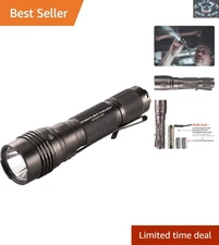 Durable 1000-Lumen Tactical Flashlight with Adjustable Modes & Holster Included