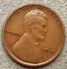 1914p  Lincoln Wheat Cent - [VF+ ] Very Fine - Higher Grade  ~ B392