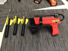 Nerf NB-1 1992 Missile Blaster Damaged But Works With 3 Darts