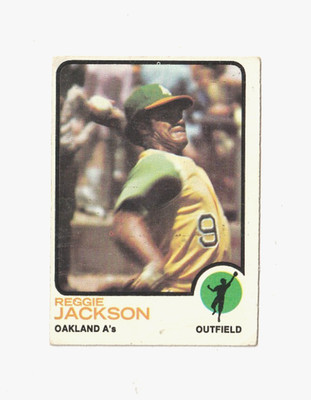 1973 Topps Baseball Reggie Jackson #255 HOF Ex+