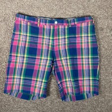 Polo Ralph Lauren Mens 38 India Madras Classic Fit Plaid Shorts Multicolor 9258