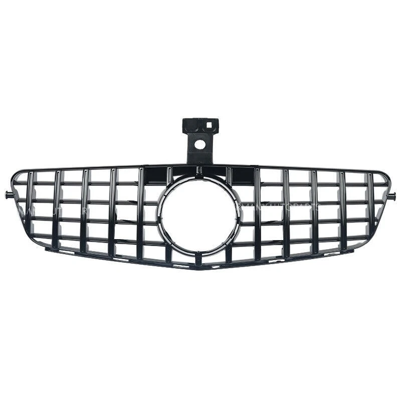 Glossy Black Grille For Mercedes Benz C-Class W204 2008-2014 C180 C230 C300 C350 Foto 4 de 4