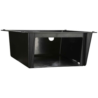 Metra 95-9000 Universal Double DIN Housing Installation Dash Kit, Black black 