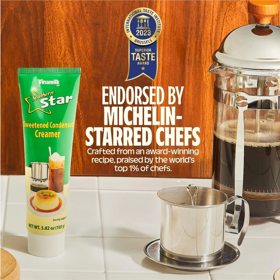 24 Tubes Vinamilk Condensed Milk Creamer Southern Star Vietnamese Coffee Sua Da - Image 4 of 4