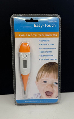 FLEXIBLE DIGITAL ORAL THERMOMETER - Easy Touch ET-101- Fahrenheit