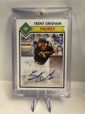 2020-21 Topps 582 Montgomery Club Set 1 - Trent Grisham #13 Autographs (AU, RC)