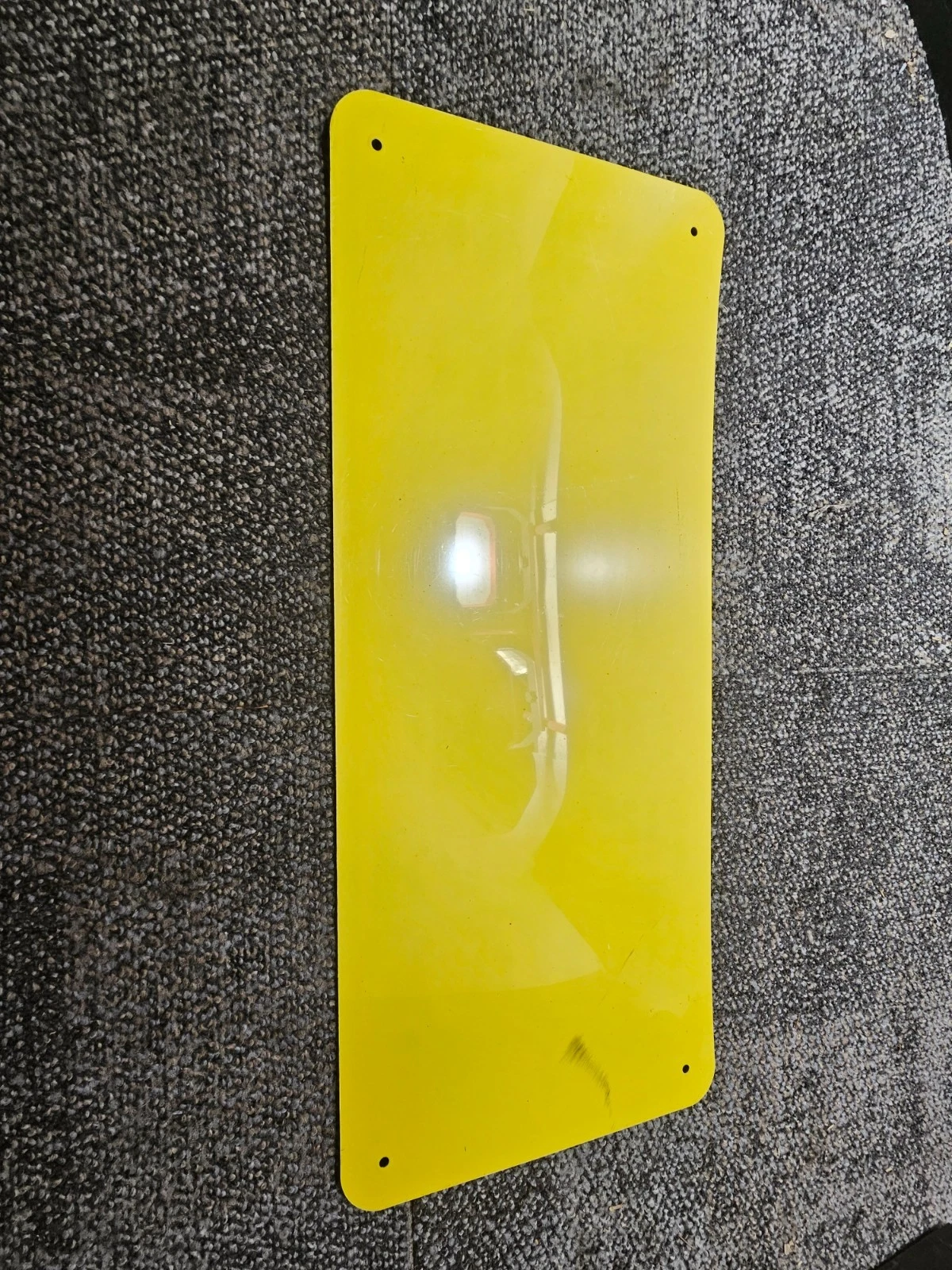 (QTY 5)RiteHite 25"x 10-1/4" Caution Back In Or PullOut On Green Light Only Sign - product detail image 2